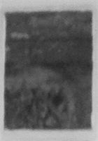 Enlargement: Left Window, Top Half, Center Pane (Full Spectrum) : The Rebecca Nurse Homestead, Danvers (Salem Village), Massachusetts (2015): Lynch mob scene in lower portion of window? Enlargement: Left Window, Top Half, Center Pane (Full Spectrum)