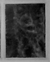 Enlargement: Right Window, Top Half, Lower Right Pane (Deep Infrared) : The Rebecca Nurse Homestead, Danvers (Salem Village), Massachusetts (2015): Who's this satanic-looking little fellow? Enlargement: Right Window, Top Half, Lower Right Pane (Deep Infrared)