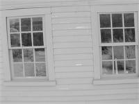 Rear Kitchen Windows (Full Spectrum) : The Rebecca Nurse Homestead, Danvers (Salem Village), Massachusetts (2015). Rear Kitchen Windows (Full Spectrum)